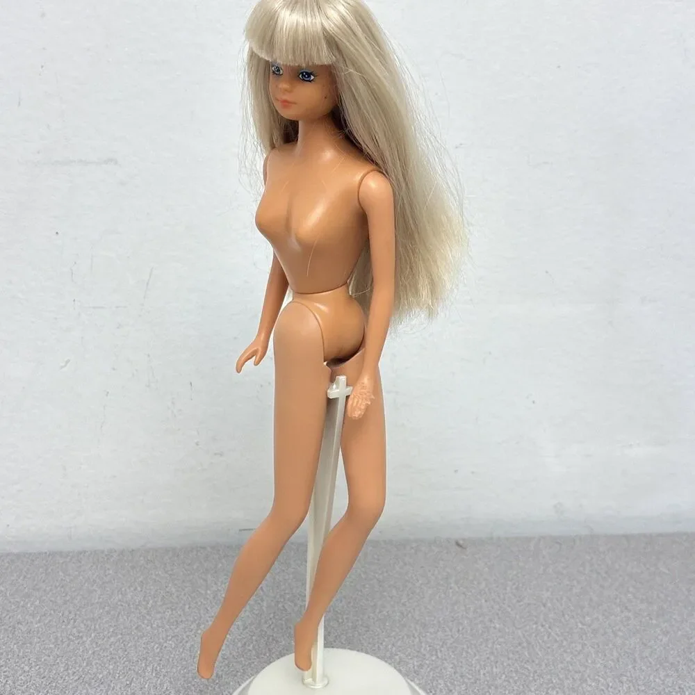 Vintage 1980’s Simba Steffi Love Doll , Nude, Long Blond Hair With Bangs, TNT